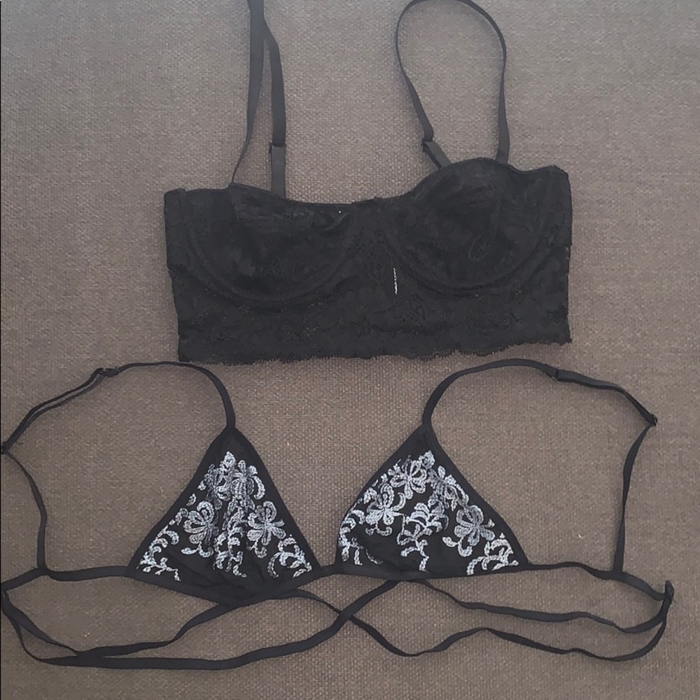 Forever 21 Bralette Bundle Sz S
